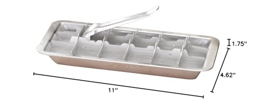 Aluminum Ice Cube Tray Set of 2