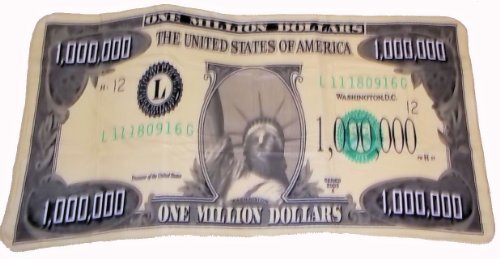 Fleece Throw Blanket Million Dollar (71" X 35")