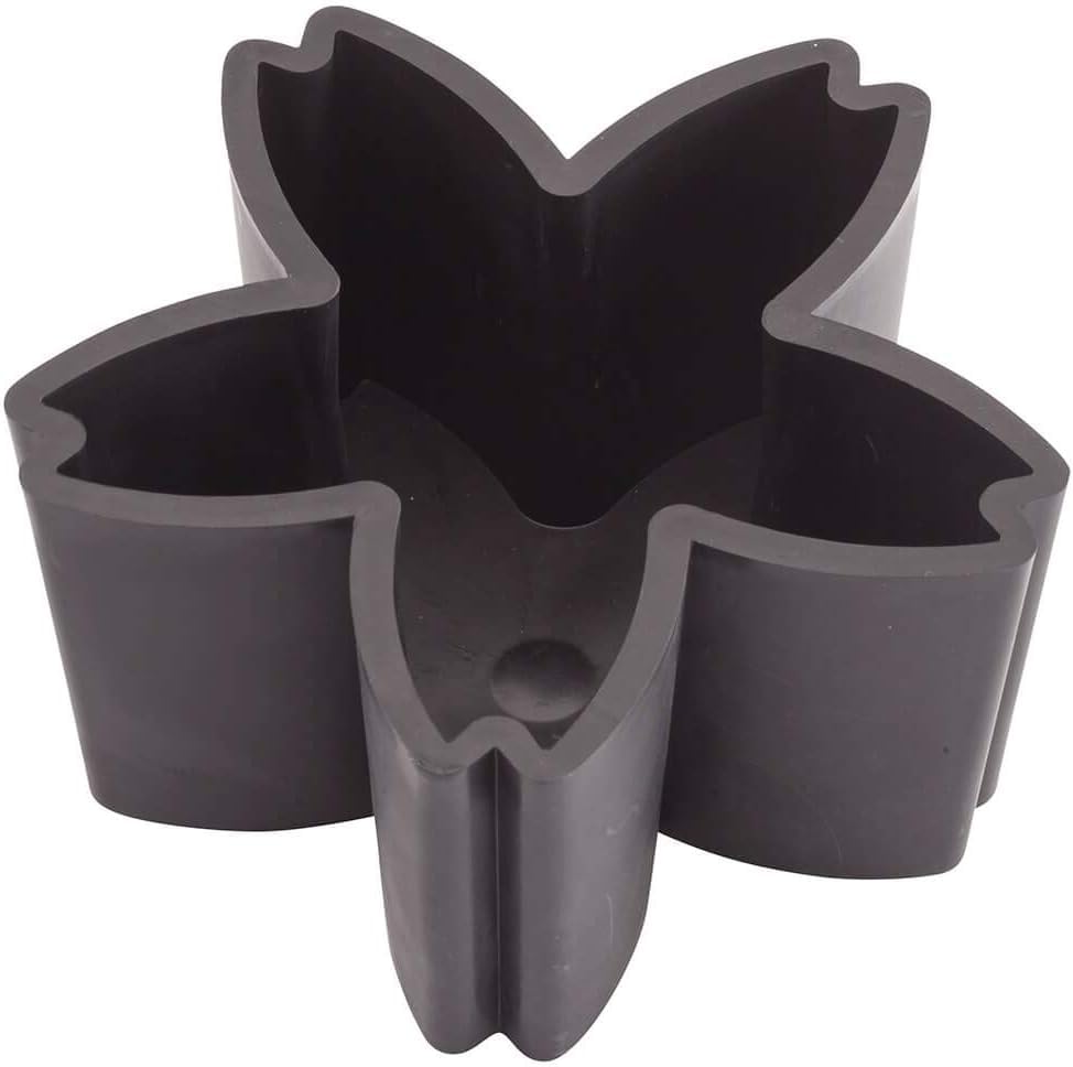 ILLIYIN Silicone 5 Flower Petal Design Tidy Remote Control Organizer Caddy
