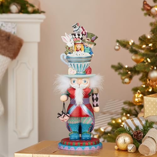 18-Inch Hollywood Alice Teacup Hat Nutcracker