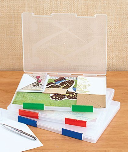 Sets of 3 Clear File Cases, Model: FE3, Office/School Supply Store
