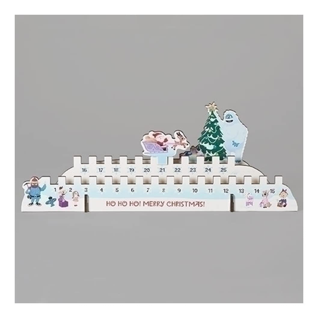 Roman Rudolph Countdown Advent Calendar, 18.5-inch Length, Christmas Decoration