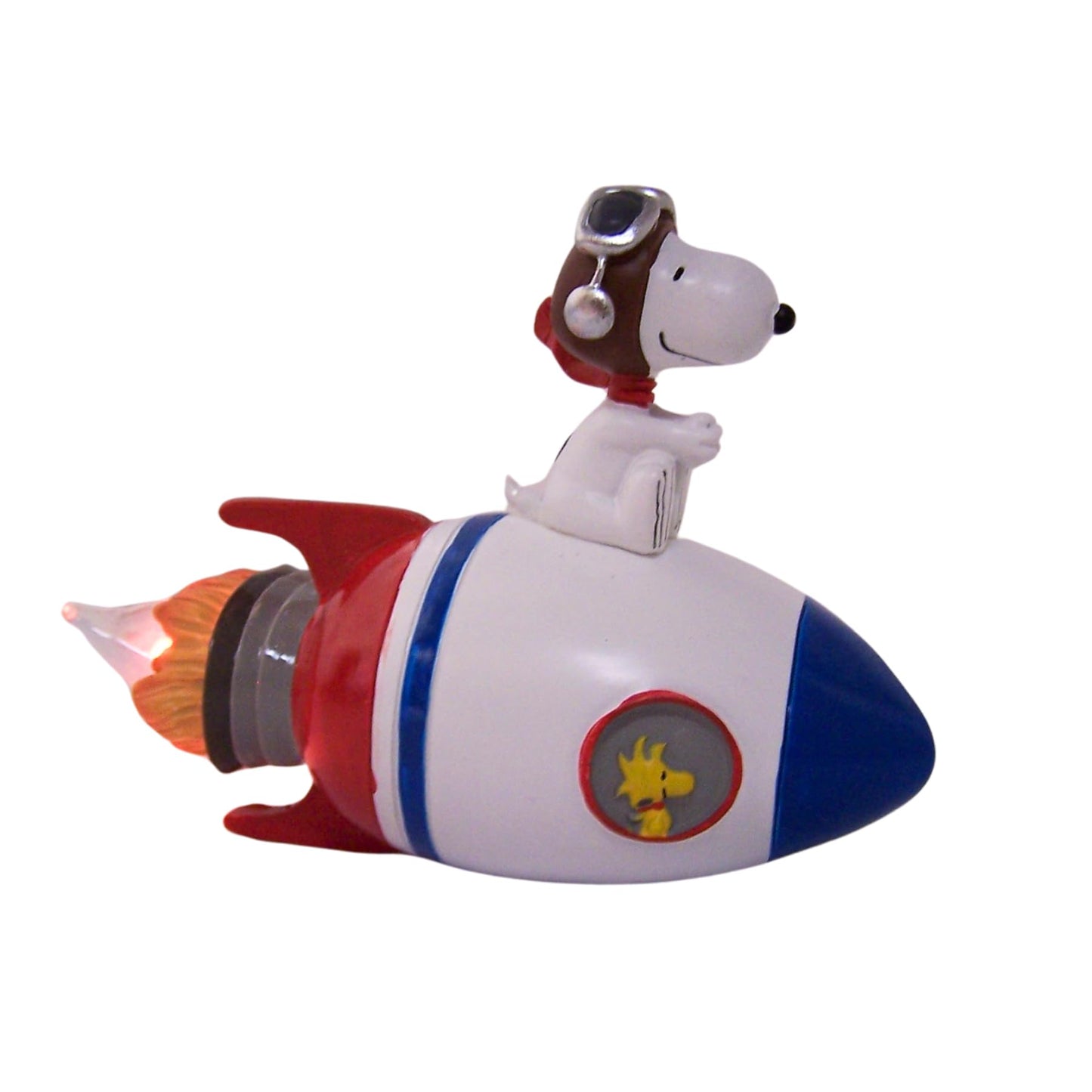 Roman Snoopy Rocket Flicker Bulb Nightlight, 4-inch Height, Room Lighting Decoration