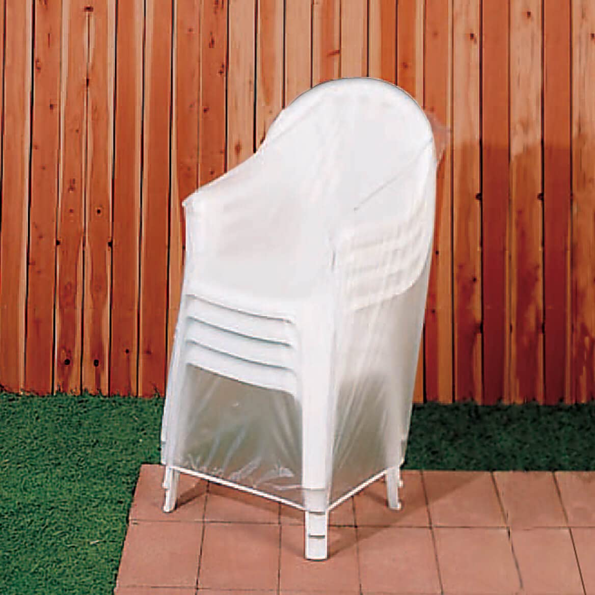 Miles Kimball Vinyl Outdoor Chair Cover