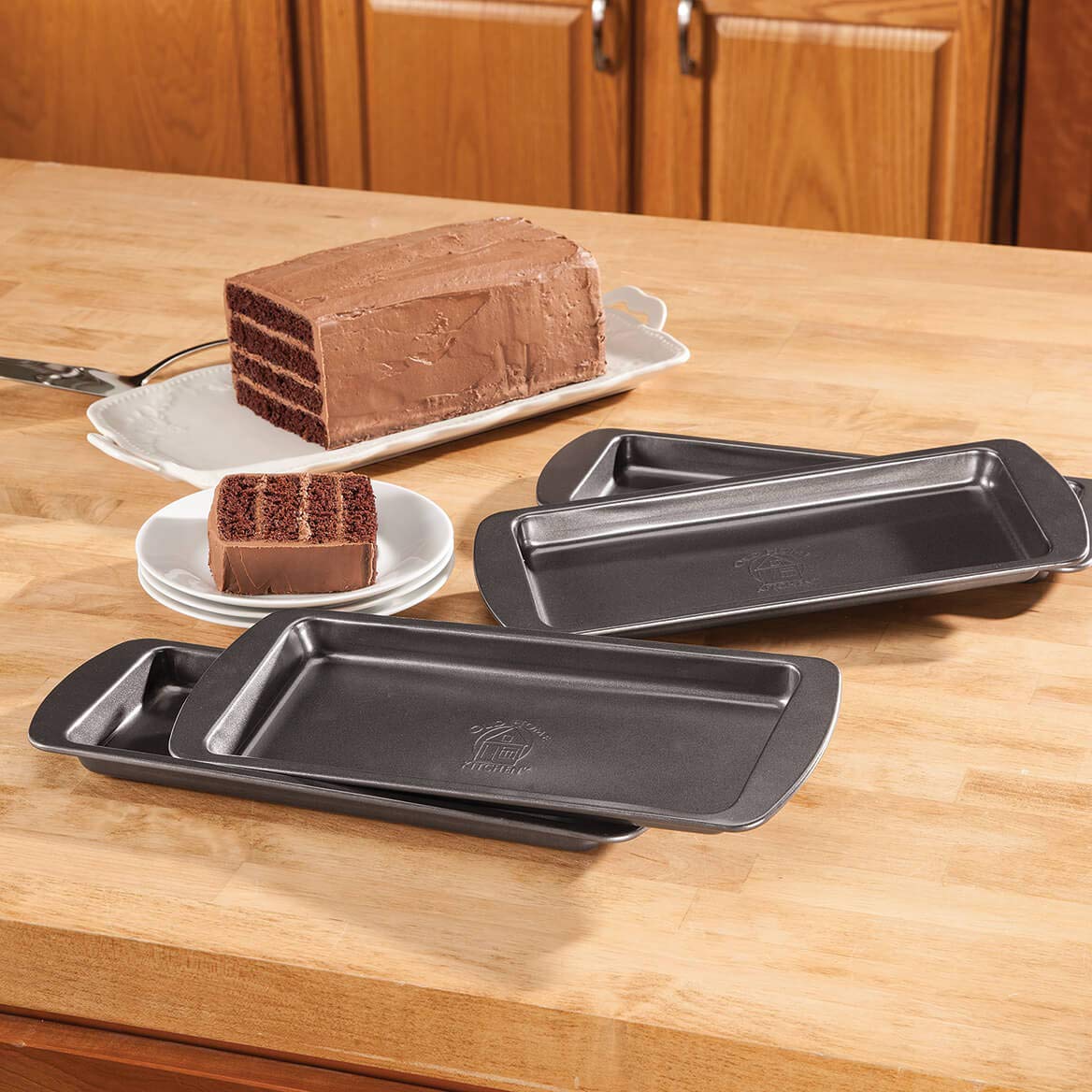 The Lakeside Collection 4-Pc. Layer Cake Pans Set
