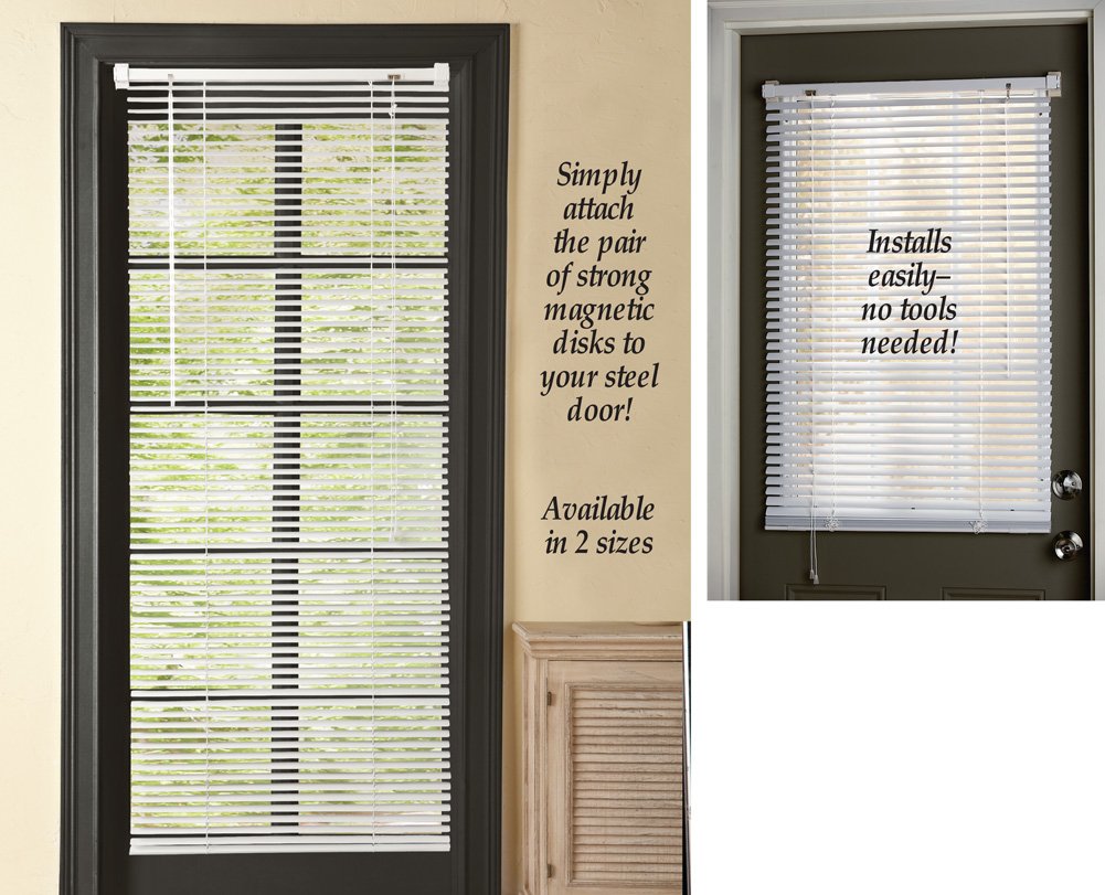 Magnetic Window Blinds White 25" X 40"