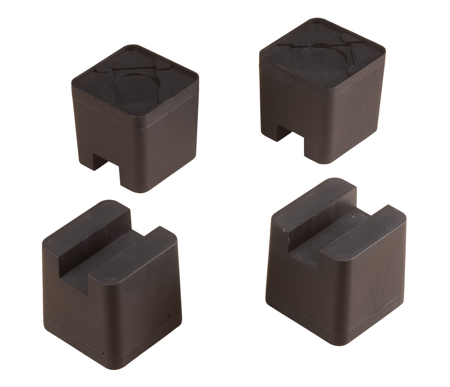 Harriet Carter Risers Slip Resistant Easy Chair Recliner Lift (Set of 4), One Size Fits All, Black