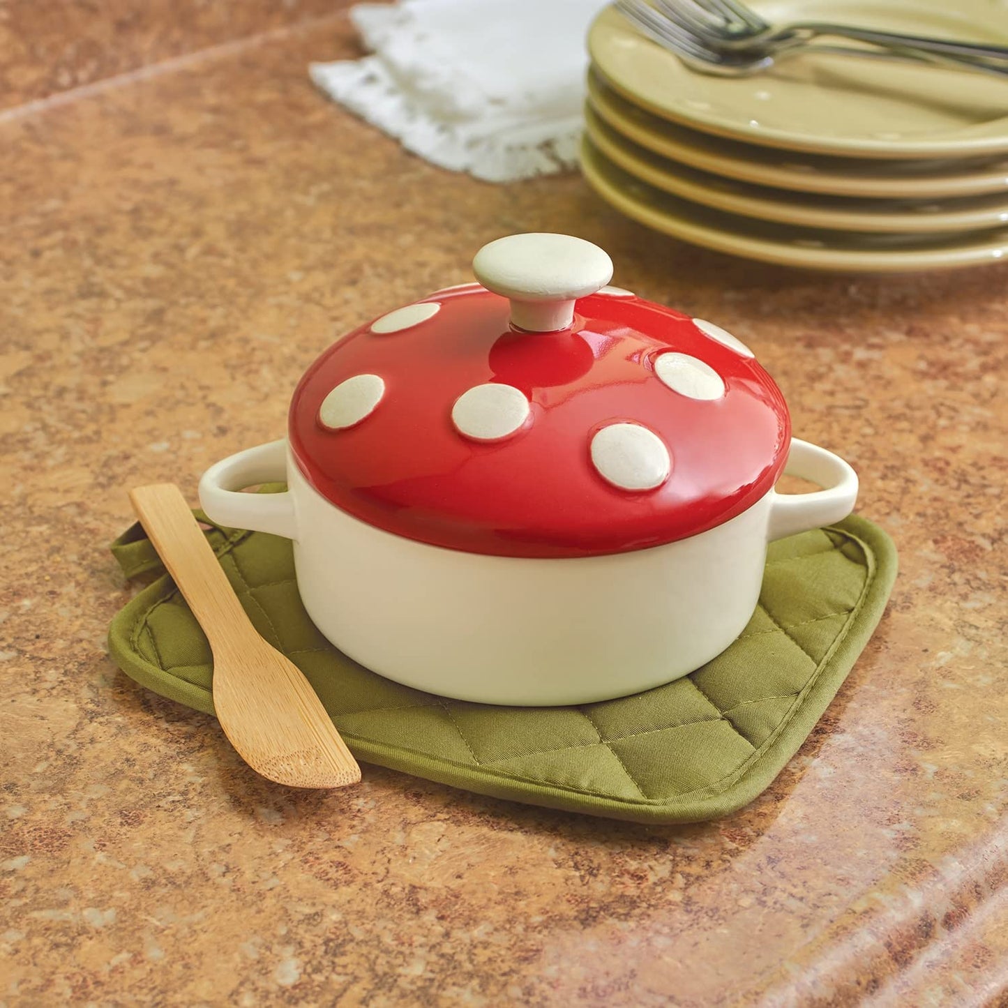 Mushroom Brie Cheese Baker