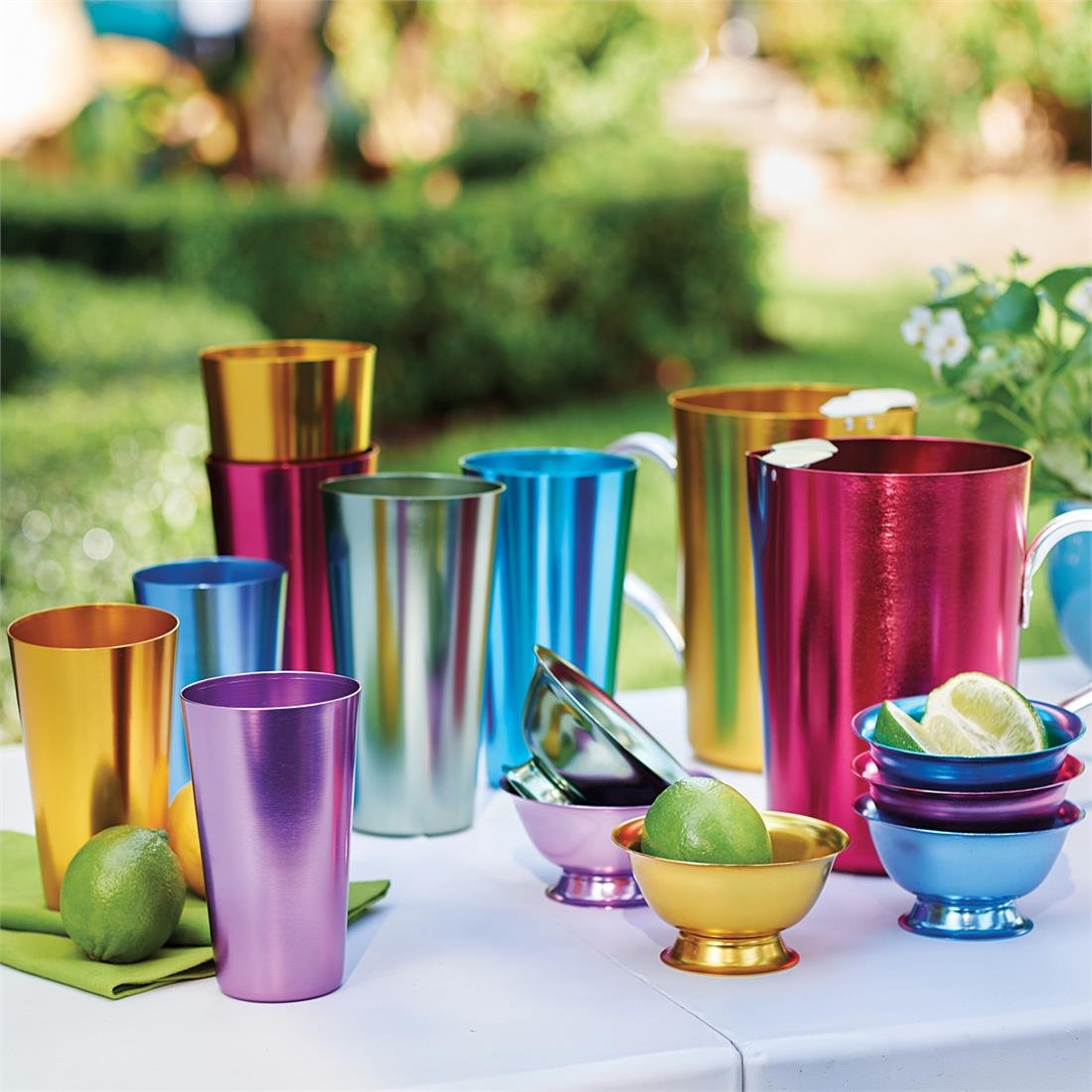 Aluminum Ice Cream Bowls - Set of 6