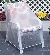 BW BRANDS 34" Outdoor 10 Gauge Vinyl Chair Covers - Set of 2