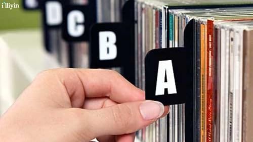 DVD/CD Alphabetical Organizer Dividers - Includes 26 Letters