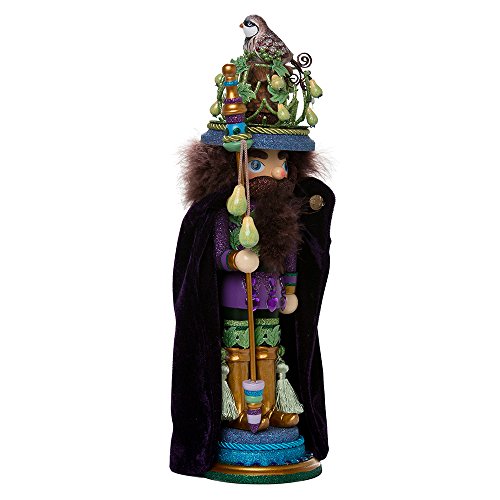 Kurt S. Adler Kurt Adler 18-Inch Hollywood Partridge in a Pear Tree Nutcracker, Black