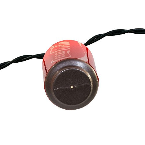 Kurt Adler CC0748 Coca-Cola Can Light Set, 10 Light