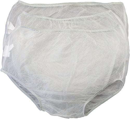 Vinyl Waterproof Incontinence Underpants, 3 Pair