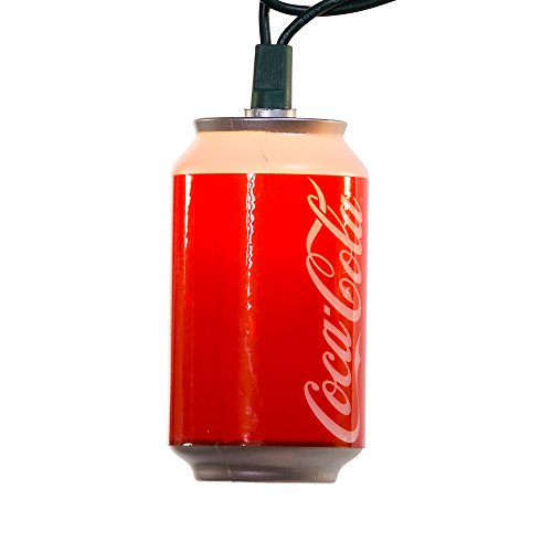 Kurt Adler CC0748 Coca-Cola Can Light Set, 10 Light