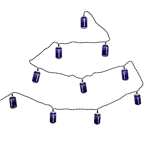 Kurt Adler 10-Light Bud Light Beer Can Light Set