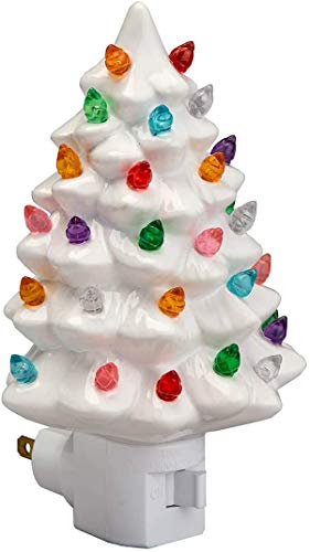 Decorative Ceramic Christmas Tree Night Light