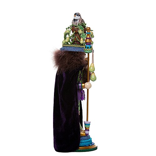 Kurt S. Adler Kurt Adler 18-Inch Hollywood Partridge in a Pear Tree Nutcracker, Black