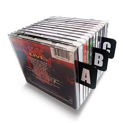 DVD/CD Alphabetical Organizer Dividers - Includes 26 Letters