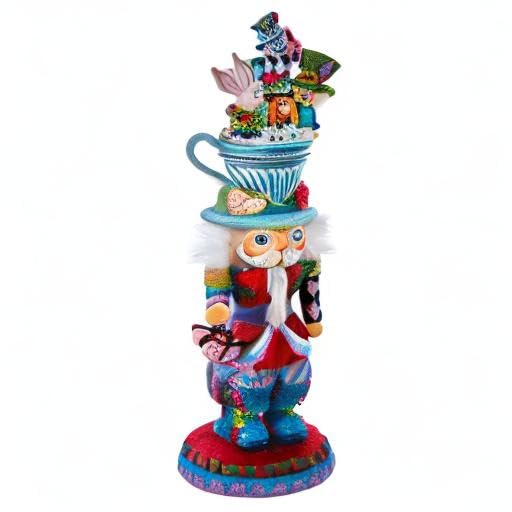 18-Inch Hollywood Alice Teacup Hat Nutcracker