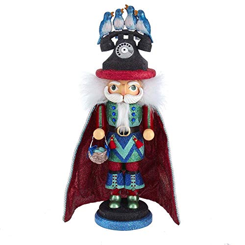 Kurt S. Adler 17.5-Inch Hollywood 12 Days of Christmas Four Calling Birds Nutcracker
