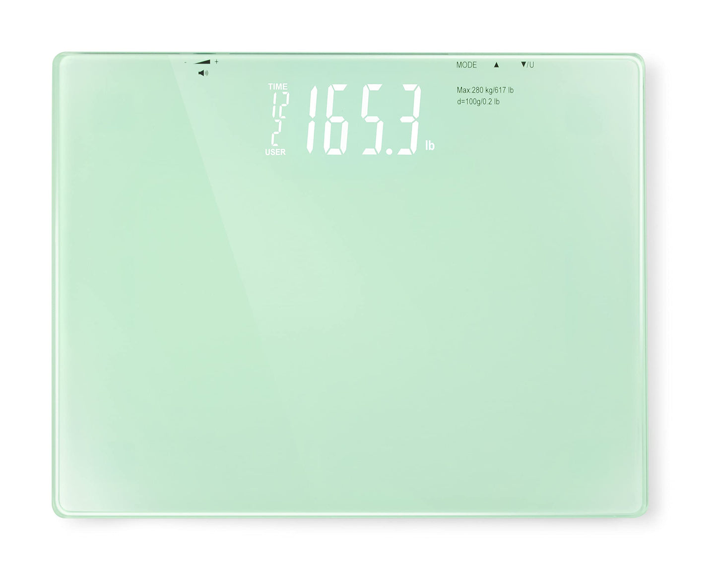 JB8524 Deluxe Talking Scale. Digital Body Weight Talking Bathroom Scale, High Precision Measurements, Over 600 Pound Capacity Weight Scale. Extra-Large Display, Auto-Calibrated, Precision Balanced