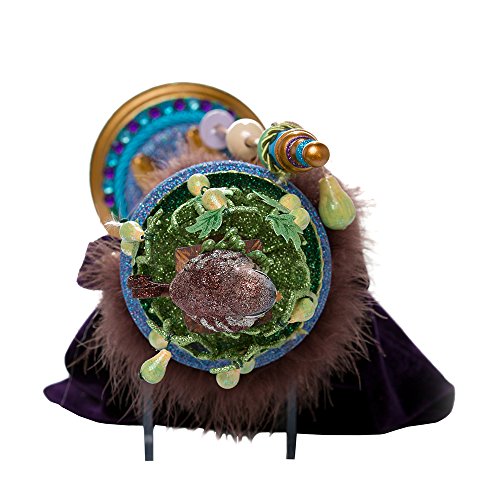 Kurt S. Adler Kurt Adler 18-Inch Hollywood Partridge in a Pear Tree Nutcracker, Black