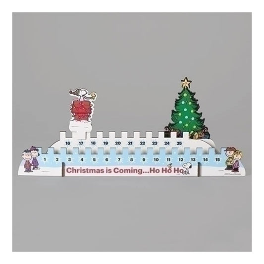 Roman Peanuts Countdown Advent Calendar, 18.5-inch Length, Christmas Decoration