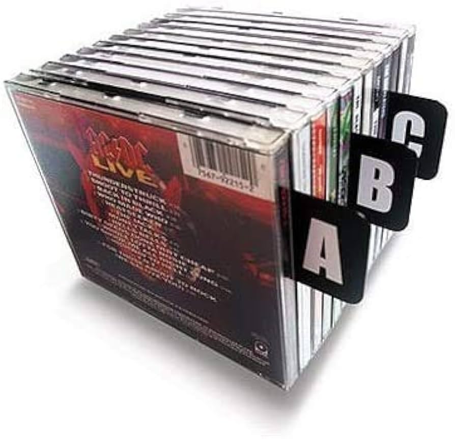 DVD/CD Alphabetical Organizer Dividers - Includes 26 Letters