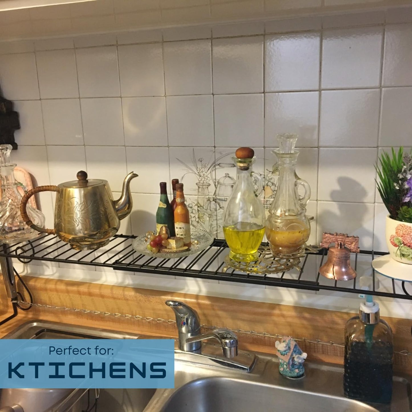 Carol Wright Gifts 1 shelve WalterDrake Expandable Over the Sink Shelf