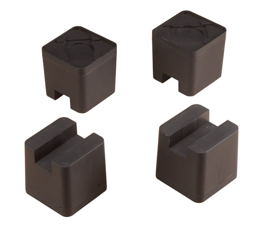 Harriet Carter Risers Slip Resistant Easy Chair Recliner Lift (Set of 4), One Size Fits All, Black