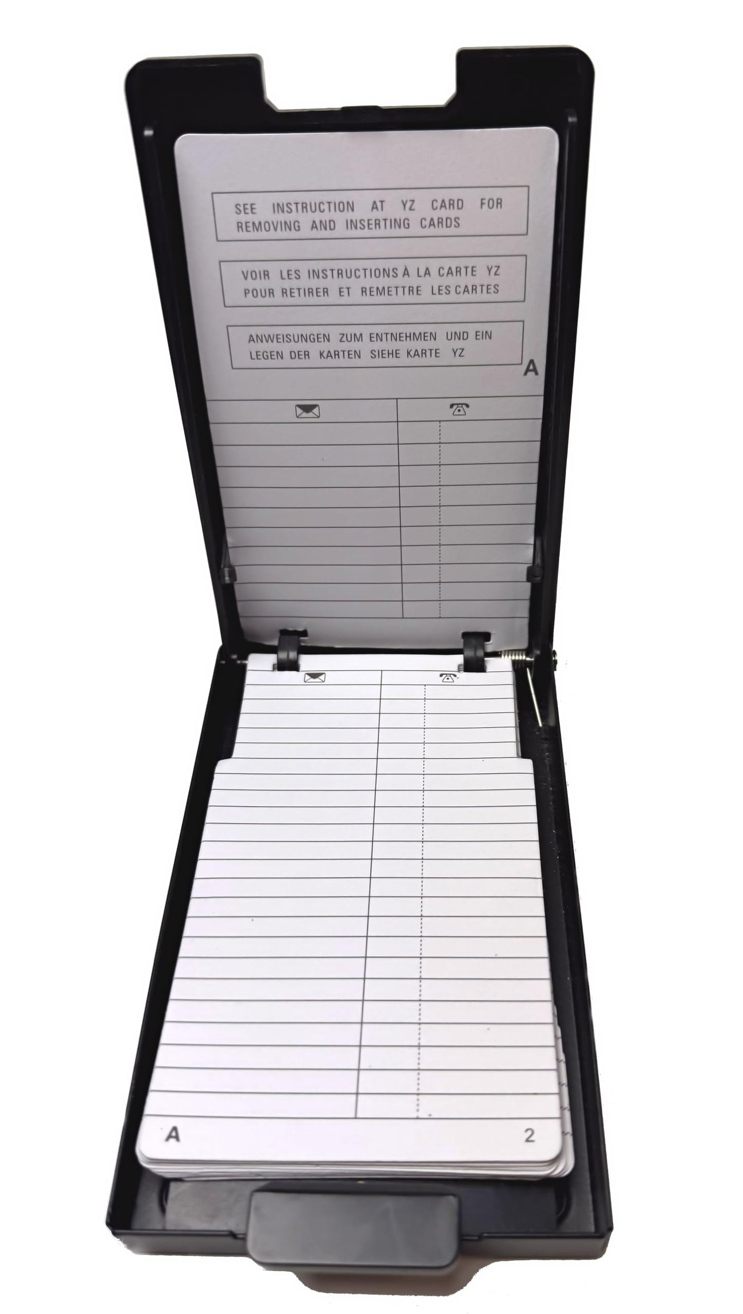 ILLIYIN Classic Retro Flip Open A to Z Address and Phone Directory