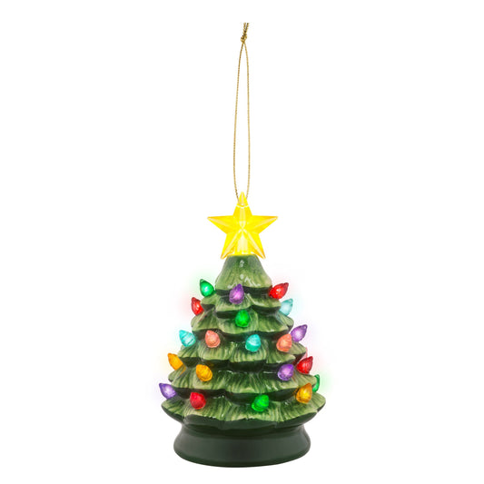 Mr. Christmas 19398 Nostalgic Christmas Tree Green holiday decoration, 5.5-Inch