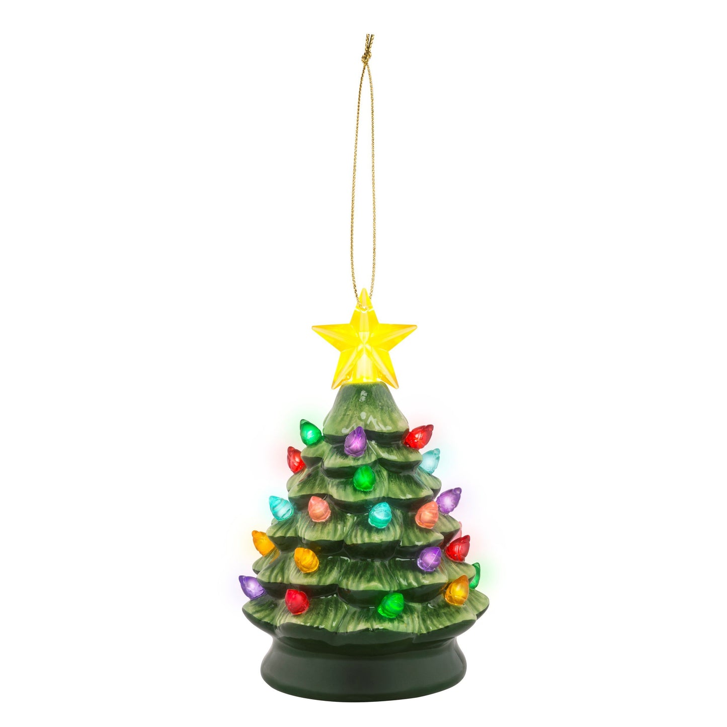 Mr. Christmas 19398 Nostalgic Christmas Tree Green holiday decoration, 5.5-Inch
