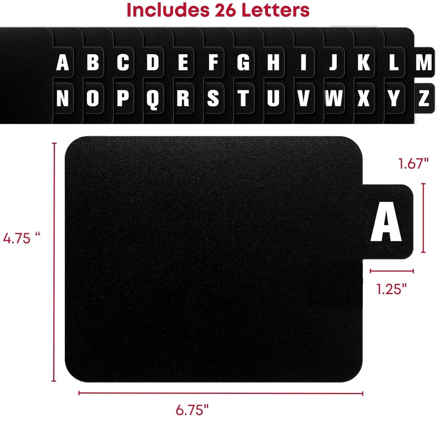 DVD Dividers - Section Separators for CD Dividers, Bin Cards, and Organizers