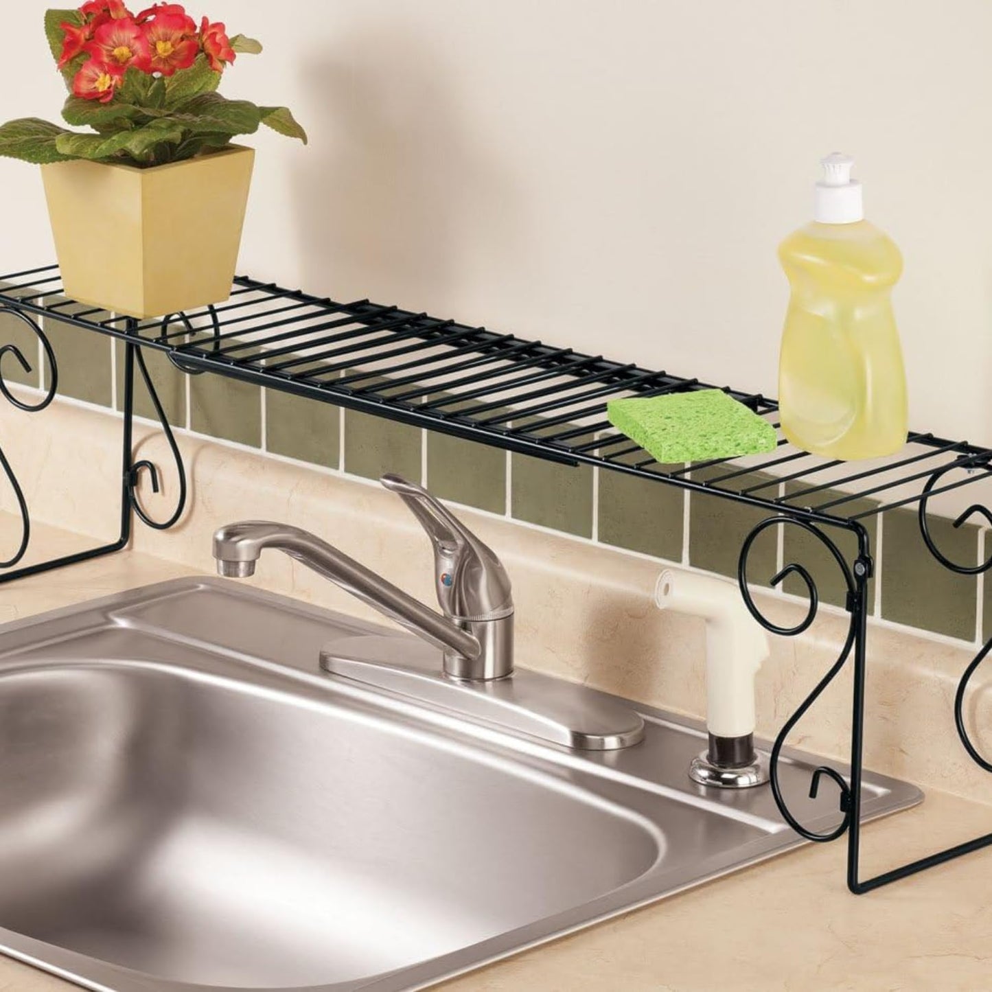 Carol Wright Gifts 1 shelve WalterDrake Expandable Over the Sink Shelf