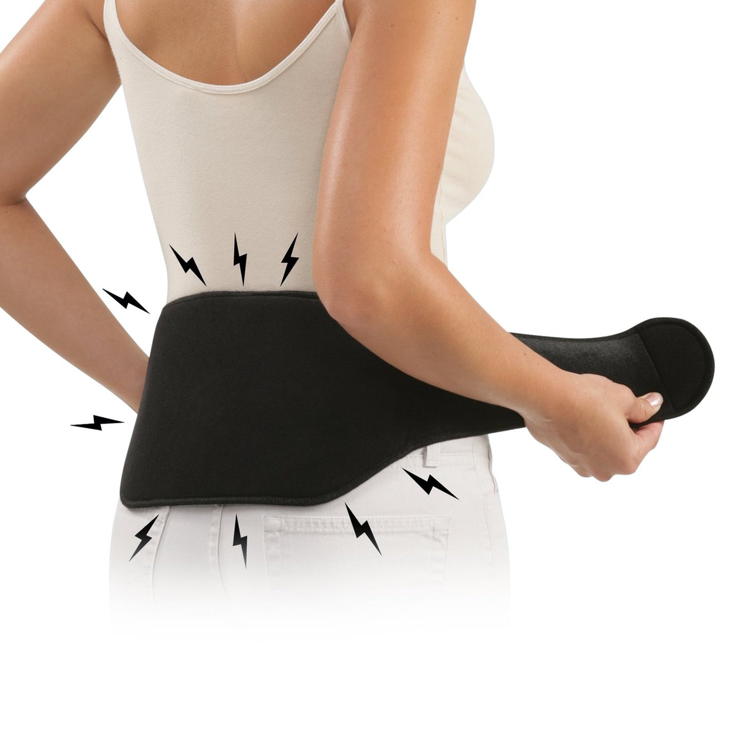 Dream Products Therapeutic Back Support (Medium Black)