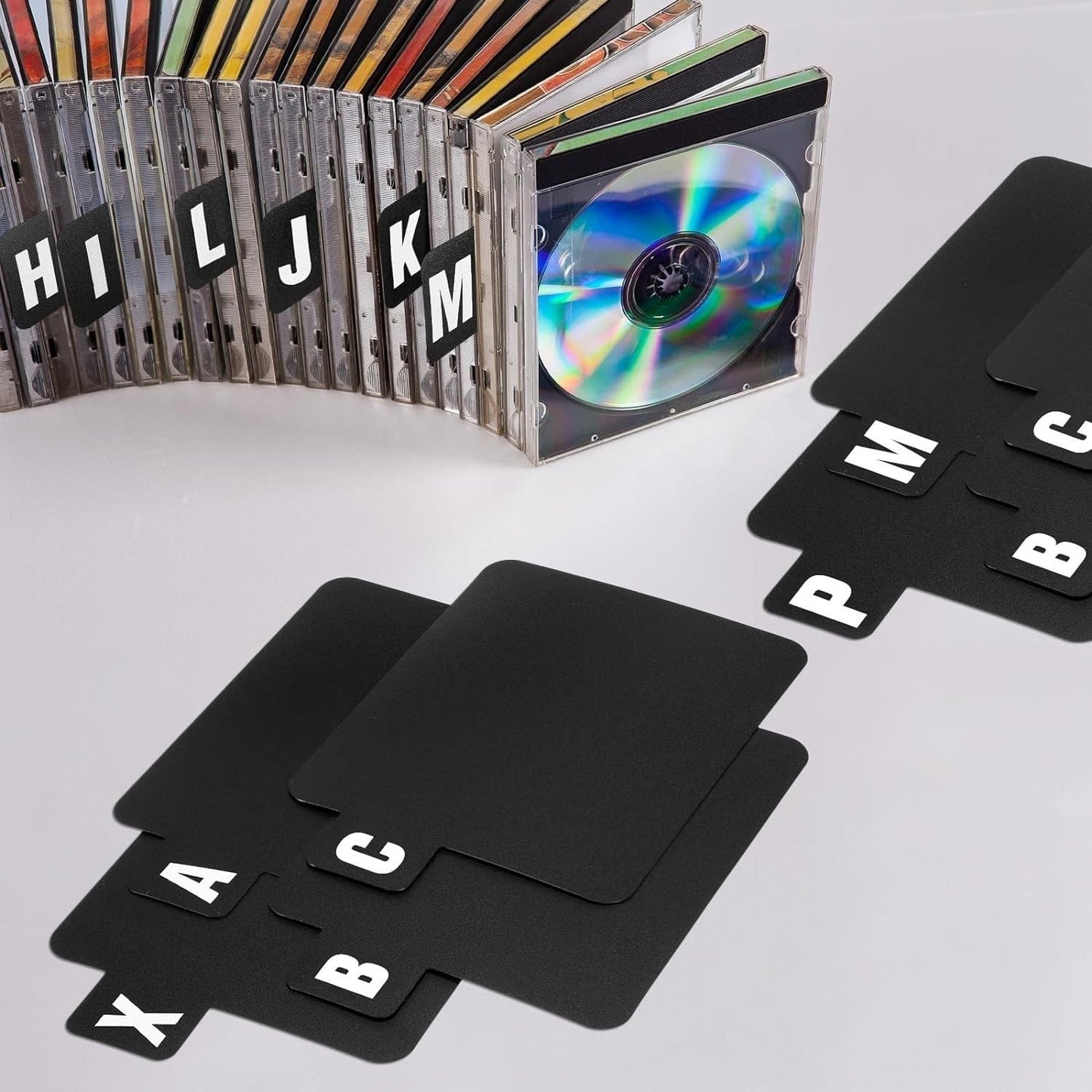 DVD Dividers - Section Separators for CD Dividers, Bin Cards, and Organizers