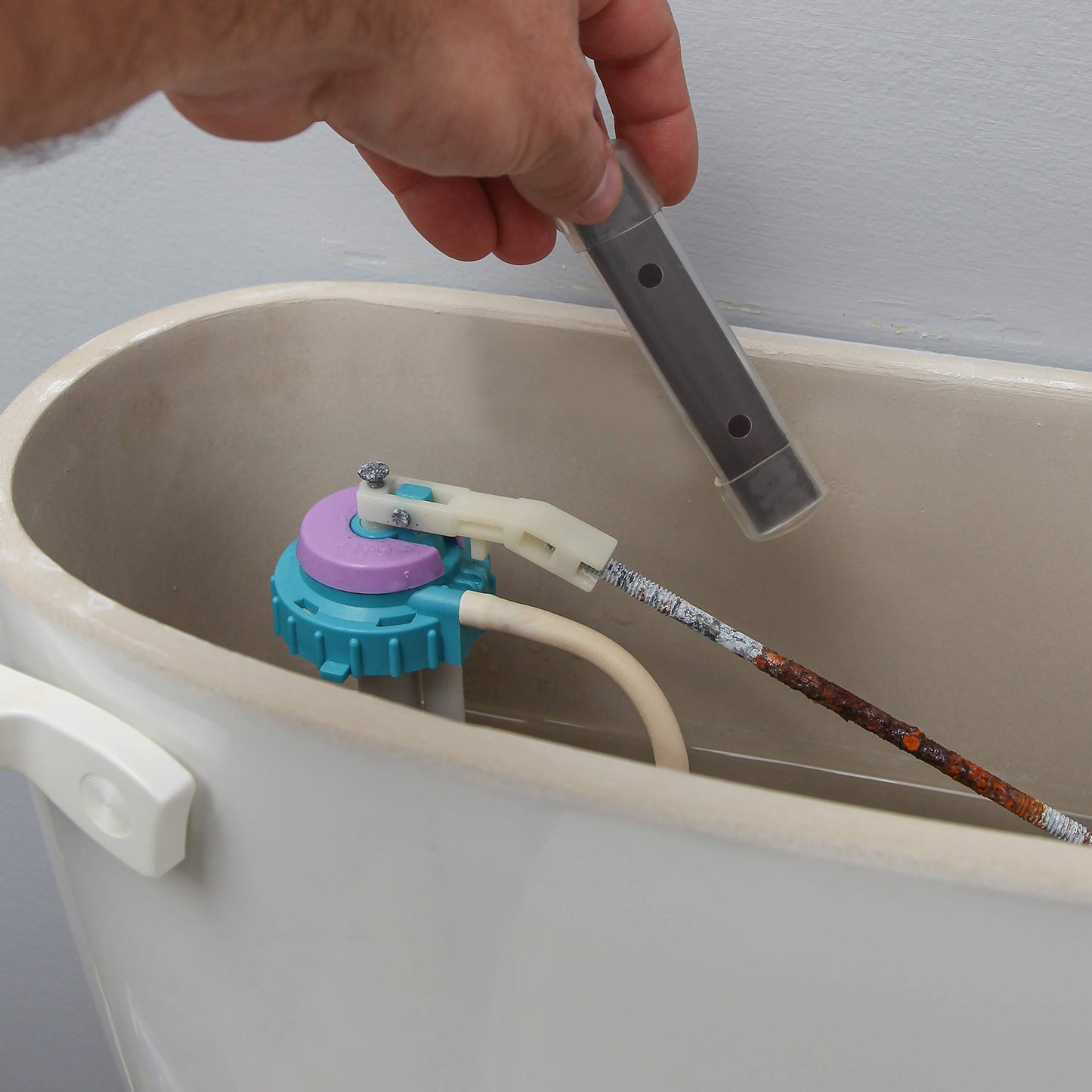 Magnetic Toilet Cleaner, Set of 2 - Bathroom Cleaning Supplies for Stain-Free Toilet Tank, Long-Lasting, Chemical-Free Magnets for Mineral Buildup and Rust Prevention - Safe for Most Toilets