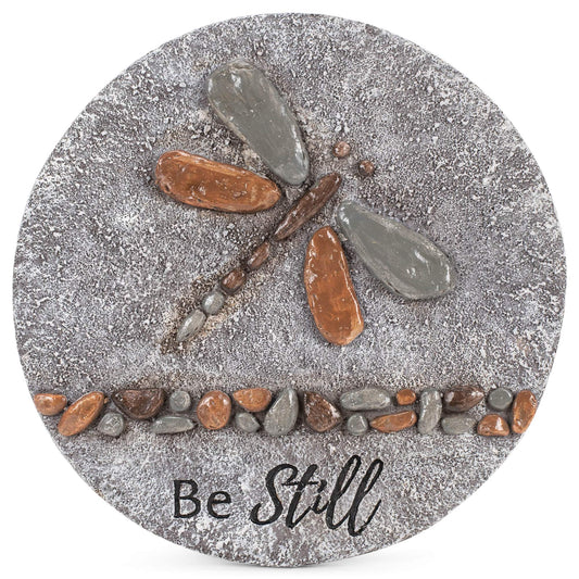 Roman Giftware Inc., Garden Collection, 11.75" D Dragonfly Stepping,Religious, Inspirational, Durable (11x11x1)
